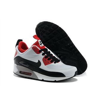 Nike Air Max 90 Sneakerboot Ns Women White Red Running Sports Shoes Factory Outlet